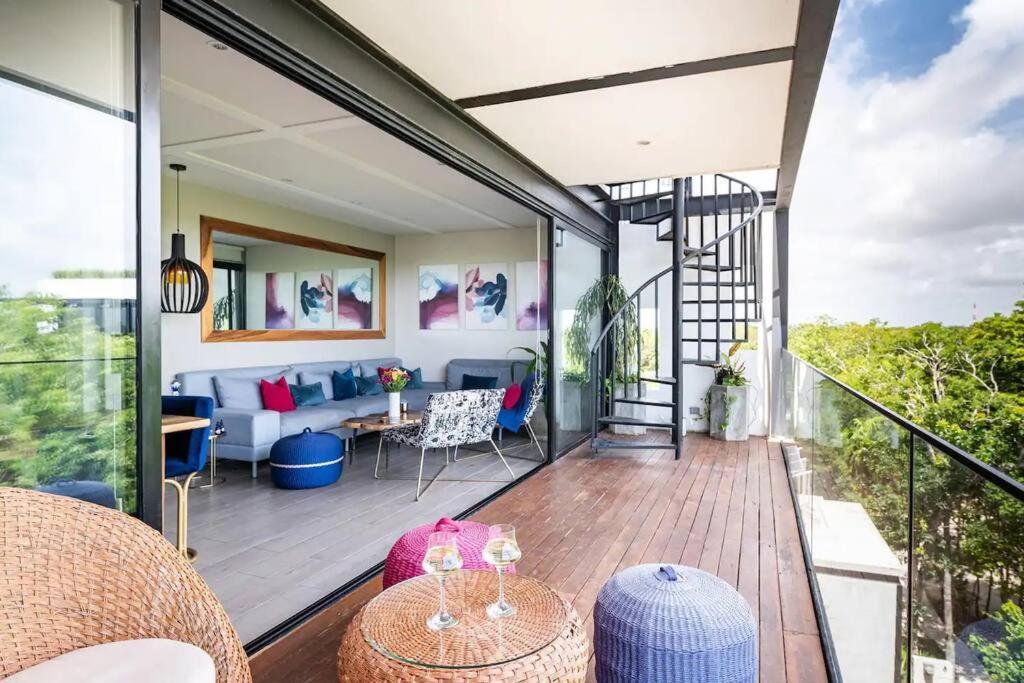 Apartamento Designer Penthouse - Rooftop Pool & Jungle View