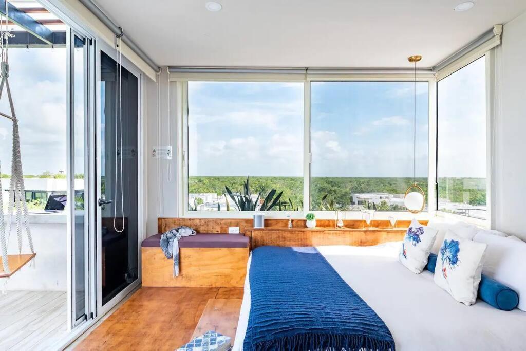 Apartamento Designer Penthouse - Rooftop Pool & Jungle View Tulum