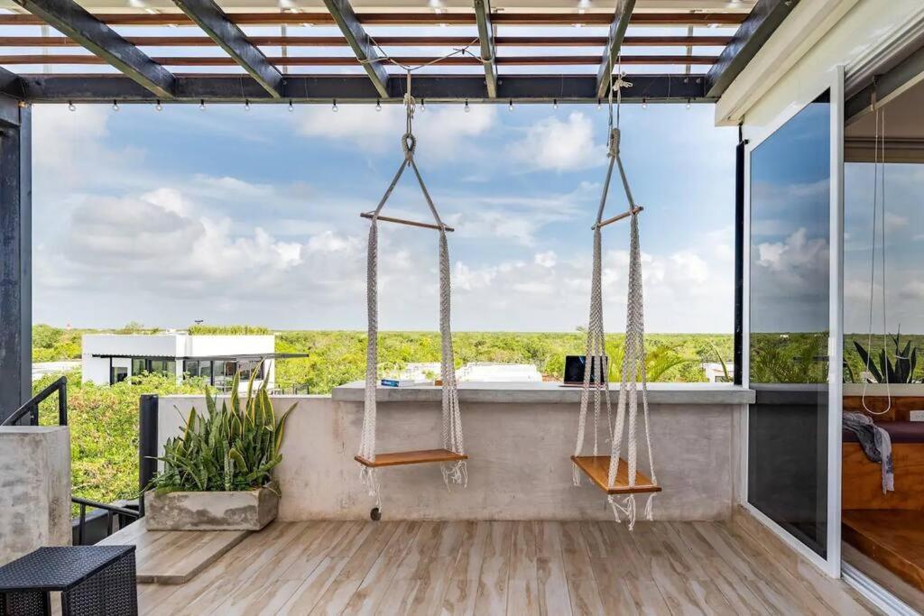 Apartamento Designer Penthouse - Rooftop Pool & Jungle View Tulum