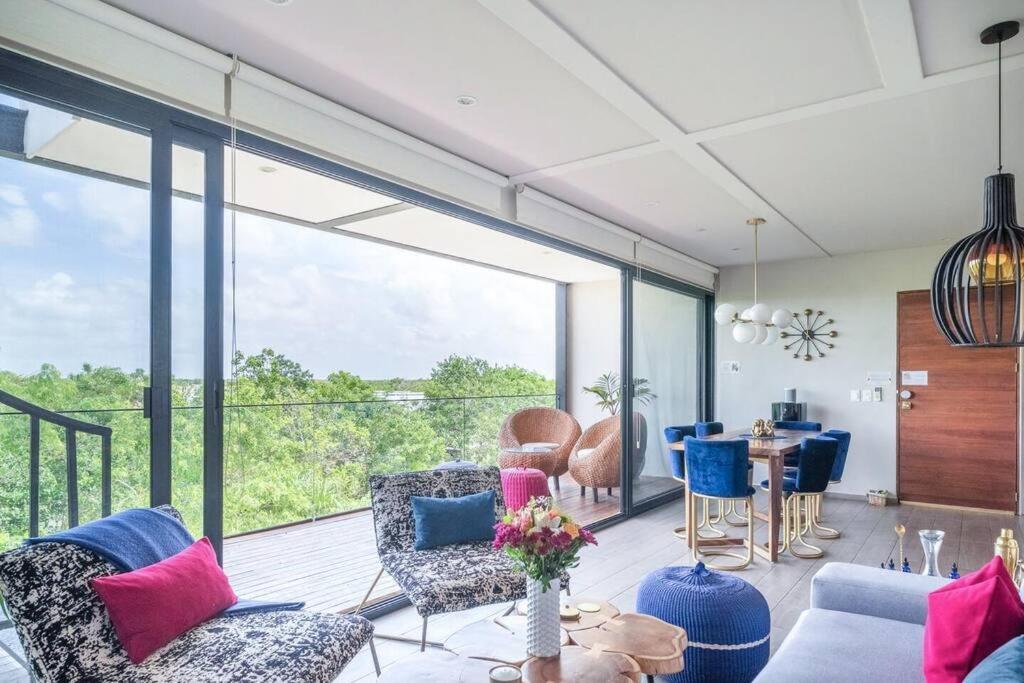 Apartamento Designer Penthouse - Rooftop Pool & Jungle View Tulum