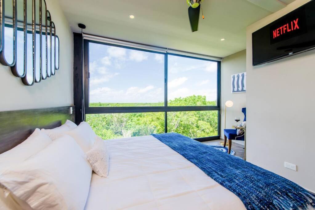 Designer Penthouse - Rooftop Pool & Jungle View Tulum
